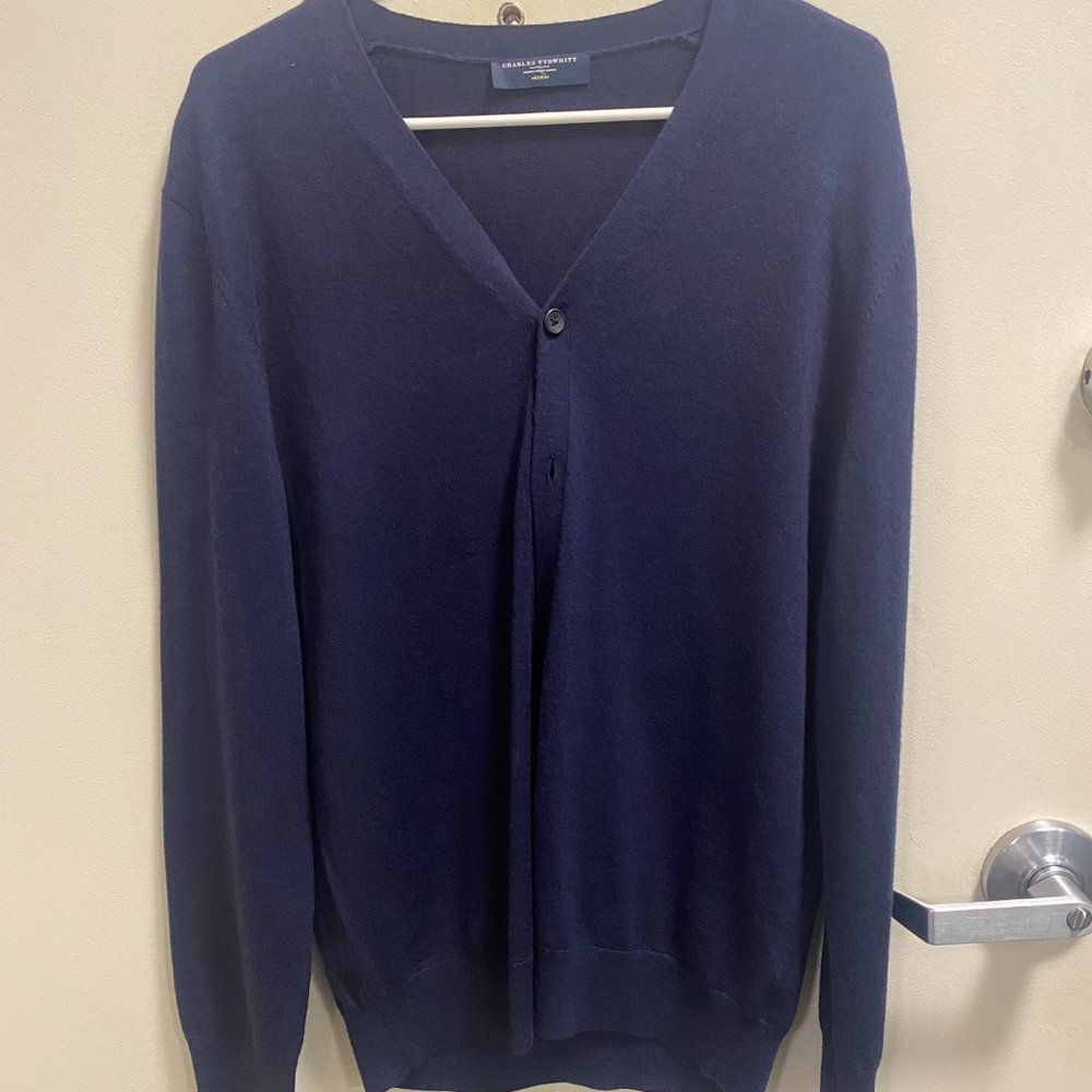 Charles Tyrwhitt Navy Cardigan